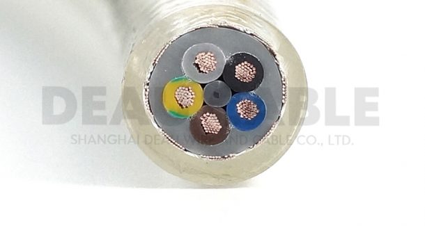 歐標(biāo)雙護套屏蔽軟電纜 H05VVC4V5-K 5*1.0