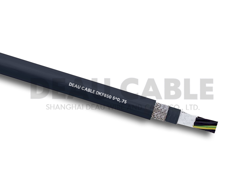 雙護套屏蔽高柔電纜DKF850 5*0.75